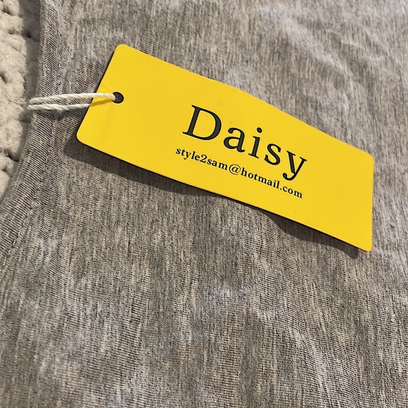 DAISY | Short Grey Spaghetti Cross Over Jumpsuit/Romper | Size: S - Picture 4 of 4